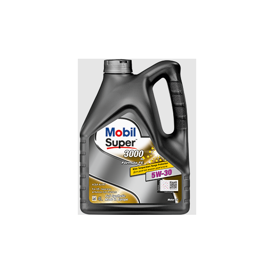 Mobil SUPER 3000 FE 5W30 (синтетика), 4л.
