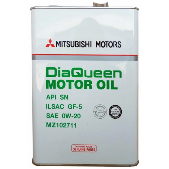 Mitsubishi DiaQueen 0W20 SN/GF-5, 4 л